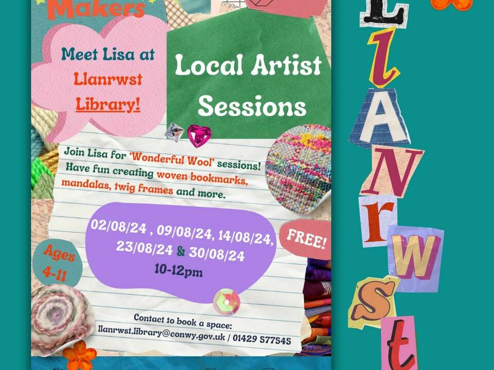 Local Artist Sessions - Llanrwst Library