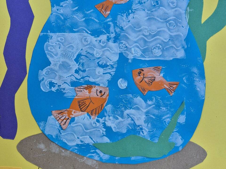 Matisse ‘Gold Fish’ Paper Craft