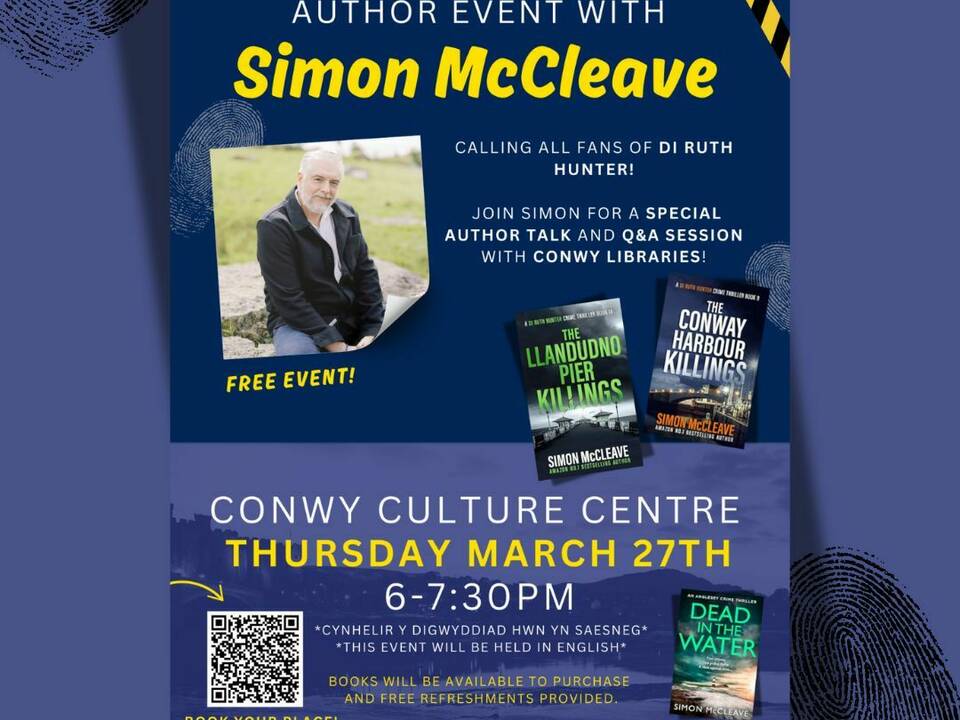 Simon McCleave Author Event